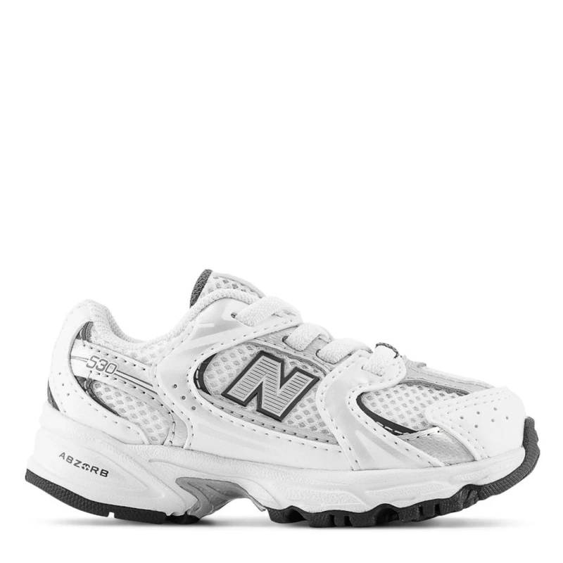 Image of New Balance 530 Infant Trainers White Blue, 5infant