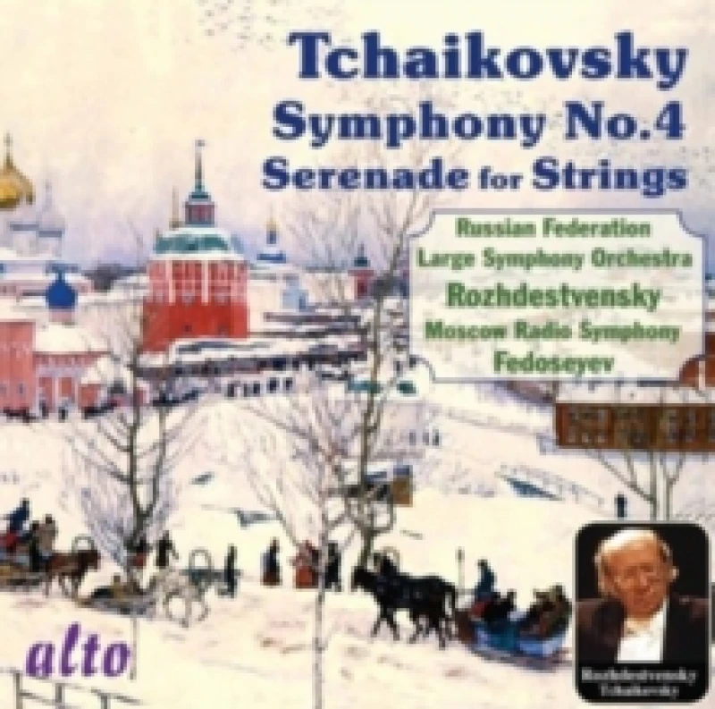Image of Tchaikovsky: Symphony No. 4/Serenade for Strings CD / Album