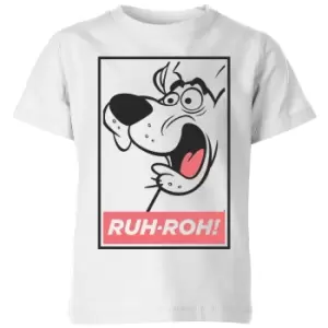 Image of Scooby Doo Ruh-Roh! Kids T-Shirt - White - 3-4 Years