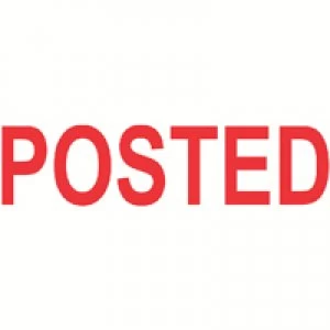Image of Colop Green Line Word Stamp Posted GLP20POST