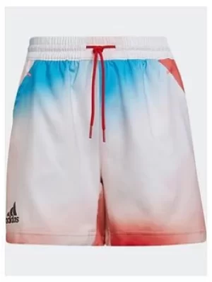 Image of adidas Club Tennis Shorts, White, Size 5-6 Years