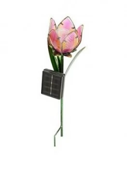 Image of Woodland Flower Stake Light - 4 Assorted Colours