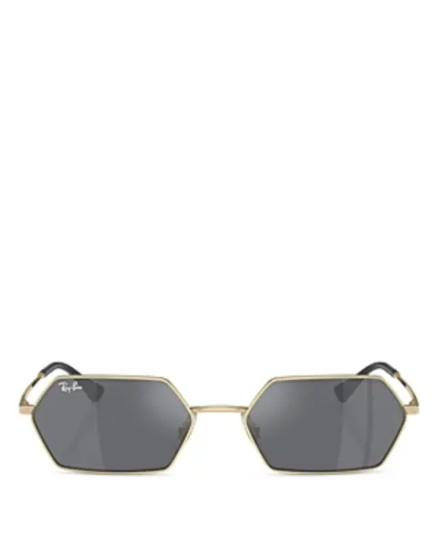Image of Ray-Ban Yevi Rectangular Sunglasses, 58mm