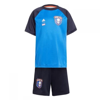 Image of adidas Marvel Spider-Man Set Kids - Blue / Legend Ink / Bold Orang