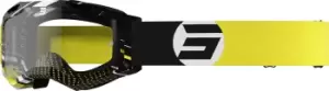 Image of Shot Assault 2.0 Focus Motocross Goggles, black-yellow, black-yellow, Size One Size