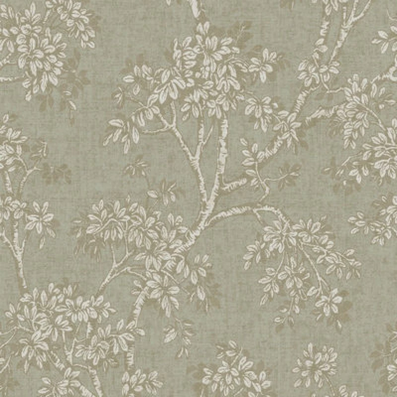 Image of Holden Decor Hawthorn Trail Textured Blown Vinyl Wallpaper Sage Green Holden 76011