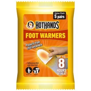 Image of Hot Hands Foot/Toe Warmers - Pack of 5 Pairs
