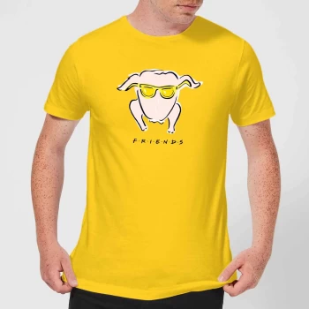 Image of Friends Turkey Mens T-Shirt - Yellow - L