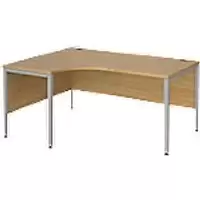 Image of Dams International Left Hand Ergonomic Desk MB16ELSO 1,600 x 1,200 x 725 mm