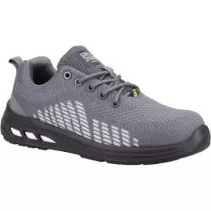 Image of Safety Jogger Mens Fitz Safety Trainers (8 UK) (Grey)