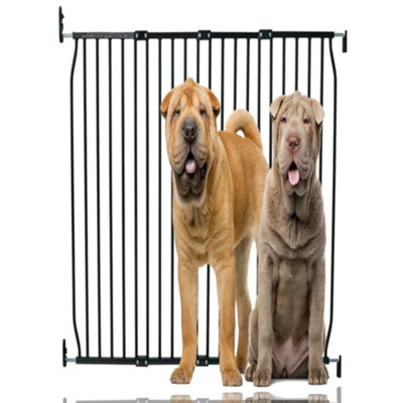 Image of Bettacare Extra Tall Eco Screw Fit Pet Gate, Black, 130Cm - 140Cm, Extra Tall Gate 100Cm In Height, Screw Fitted Dog Gate