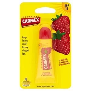 Image of Carmex Moisturising Lip Balm Strawberry SPF 15 10g