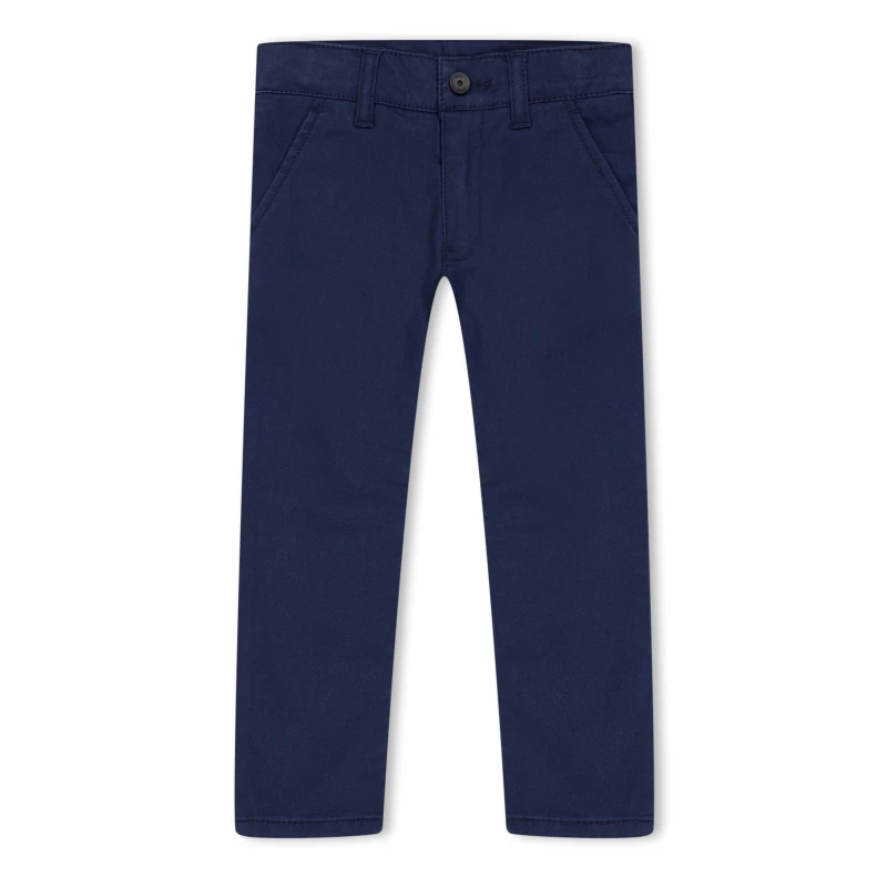 Image of Boss Chino Trousers Infants - Blue Blue 12 - 18 Months