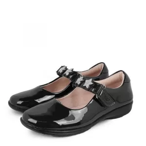 Image of Lelli Kelly Patent Strap Boots - Black Patent