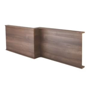 Image of Cooke Lewis Adelphi Walnut effect Natural LH Bath front panel W1690mm