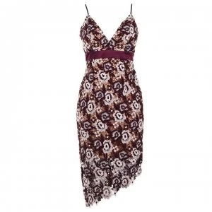 Image of Bardot Dalia Lace Dress - Burg FL
