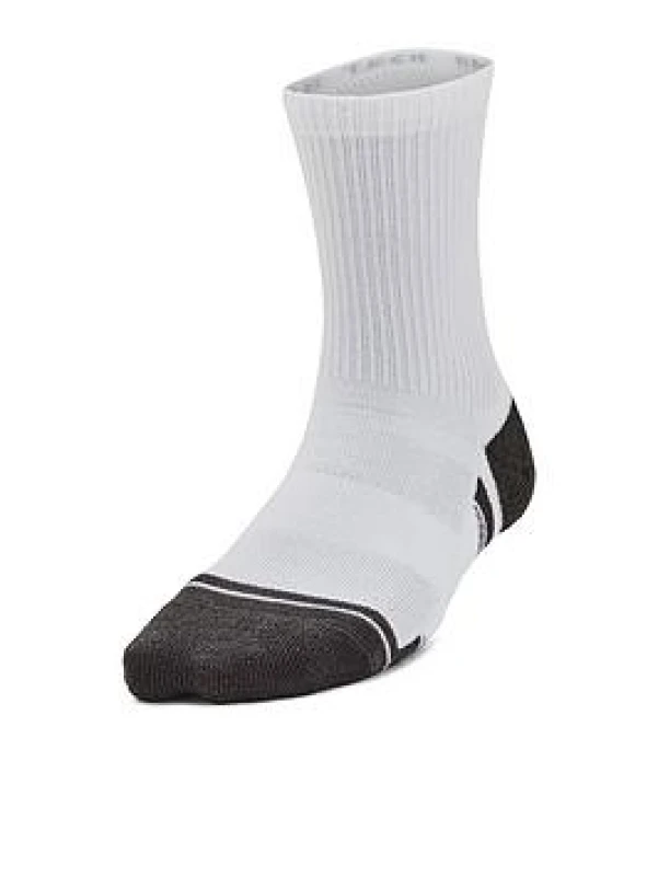 Image of Under Armour Crew 3 Pack Socks Crew Socks C13-4 White 41328601030