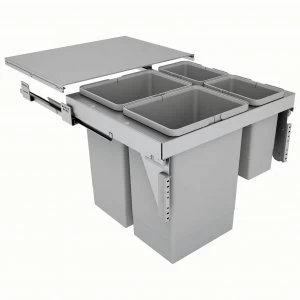 Image of Stanto 60 Waste Bin for 600mm Base Unit 2 x 24 2 x 8L Bins