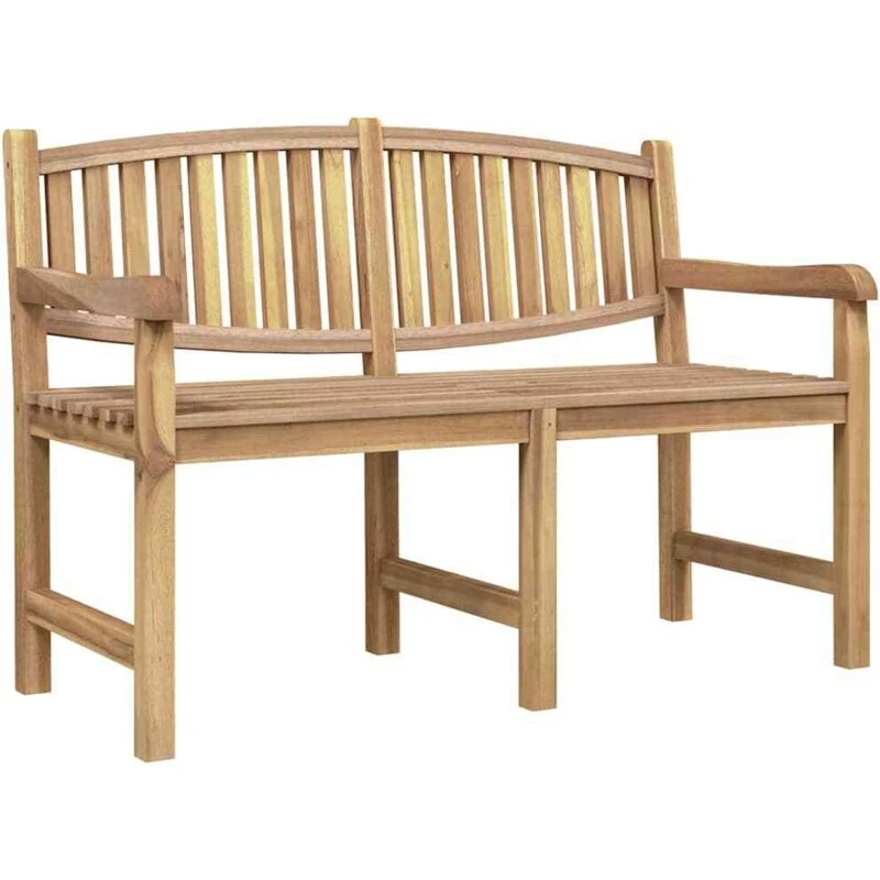 Image of VIDAXL Garden Bench 149.5x60x90cm Solid Teak Wood Vidaxl 8720845824716
