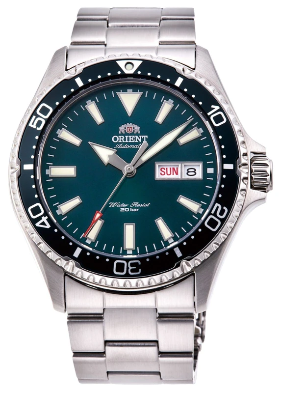 Image of Orient Mako III Automatic Blue Dial Stainless Steel Bracelet Mens Watch RA-AA0004E39B RA-AA0004E39B