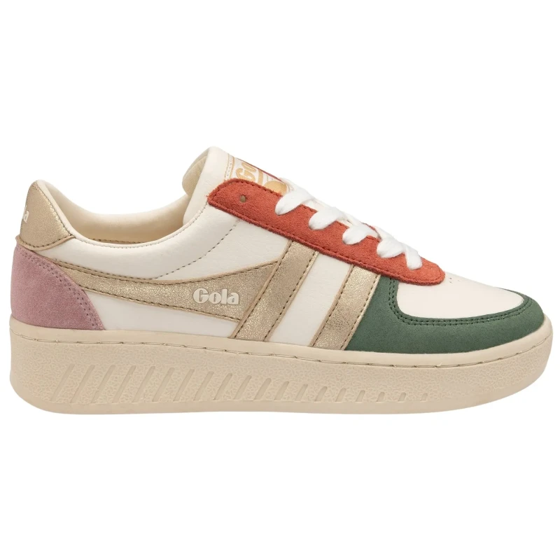 Image of Gola Womens Trainers Gola Grandslam Quadrant Blanc Female 37