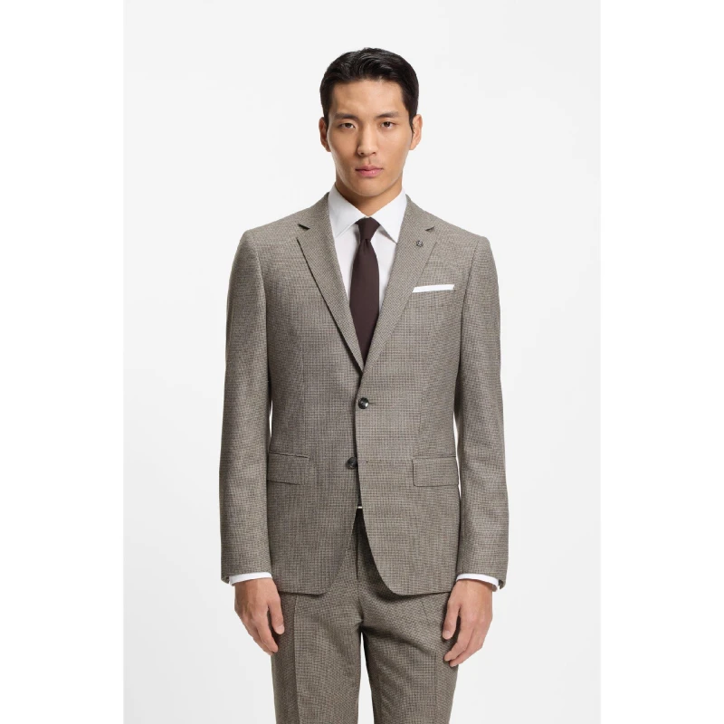 Image of Boss Mens H Hutson Formal Jacket Open White male 36 (46)