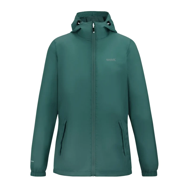 Image of Womens waterproof jacket Regatta Pack-It III Vert Female 42