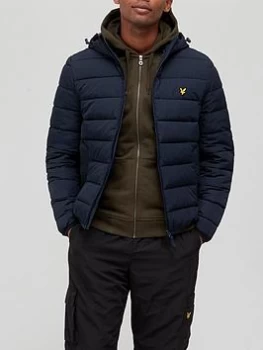 Image of Lyle & Scott Lightweight Padded Jacket - Dark Navy, Dark Navy, Size S, Men