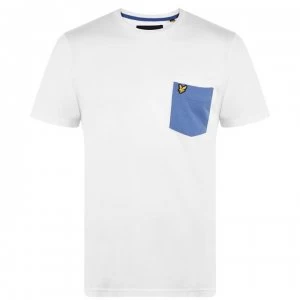 Image of Lyle and Scott Contrast T Shirt - White
