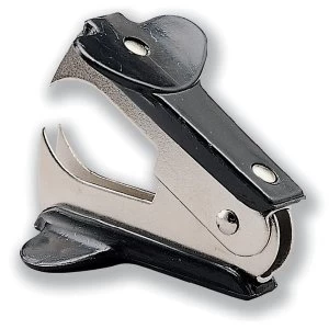 Image of 5 Star Office Staple Remover Contoured Grip Pinch Style Black