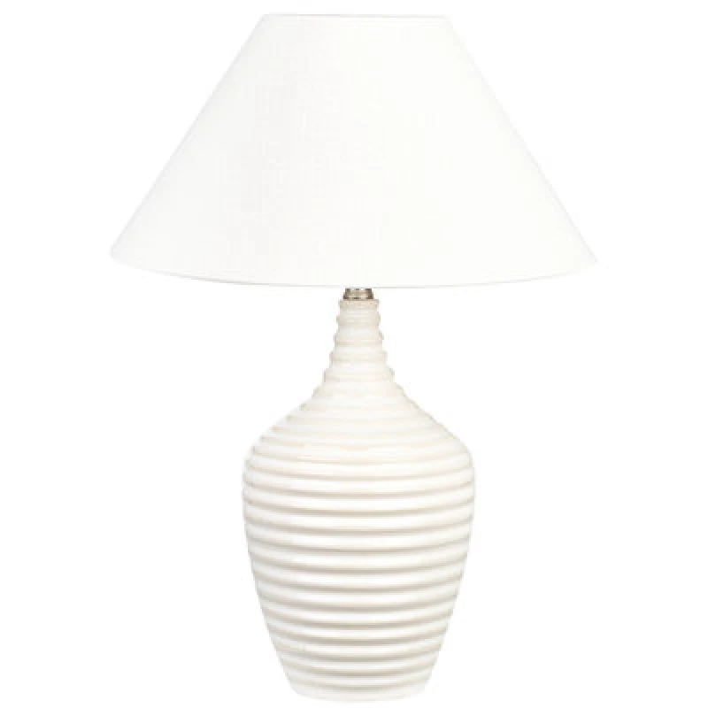 Image of Beliani Table Lamp Celeste Ceramic Beige