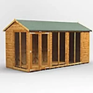 Image of Power Garden Shed 146PASH Golden Brown 14x6