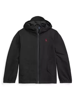 Image of Ralph Lauren Boys Portland Shell Windbreaker Jacket - Black, Size Age: 6 Years
