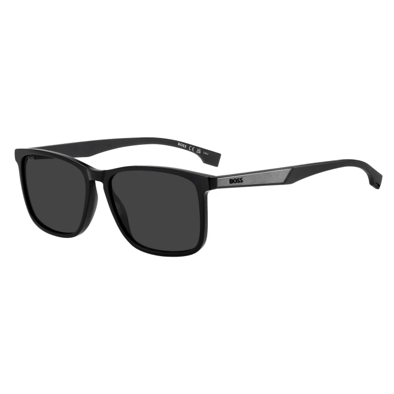 Image of Boss Mens Rectangle Sunglasses Black male One Size