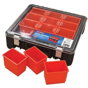Image of Faithfull Plastic Organiser 12 Tray - 15"