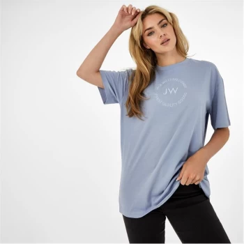 Image of Jack Wills Circle Embroidered T-Shirt - Blue