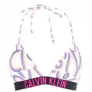 Image of Calvin Klein Intense Power Fixed Bikini Top - Multi 0K9