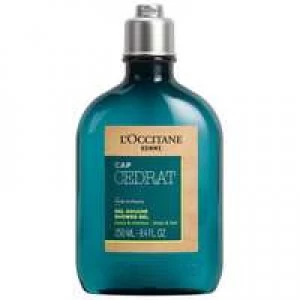 Image of L'Occitane Cedrat Homme Hair & Body Wash 250ml