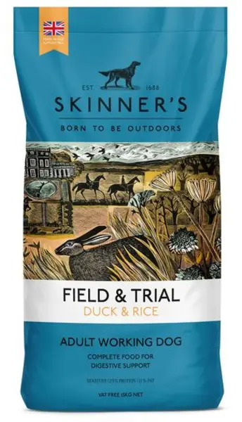 Image of Skinners Field and Trial Duck and Rice Dry Dog Food 15kg