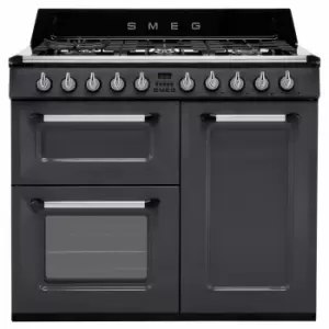Image of Smeg Tr103Gr Freestanding Electric & Gas Range Cooker With Gas Hob