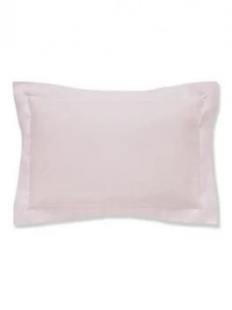 Image of Catherine Lansfield Bianca Egyptian Cotton Single Oxford Pillowcase ; Blush