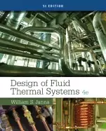 Image of design of fluid thermal systems si edition