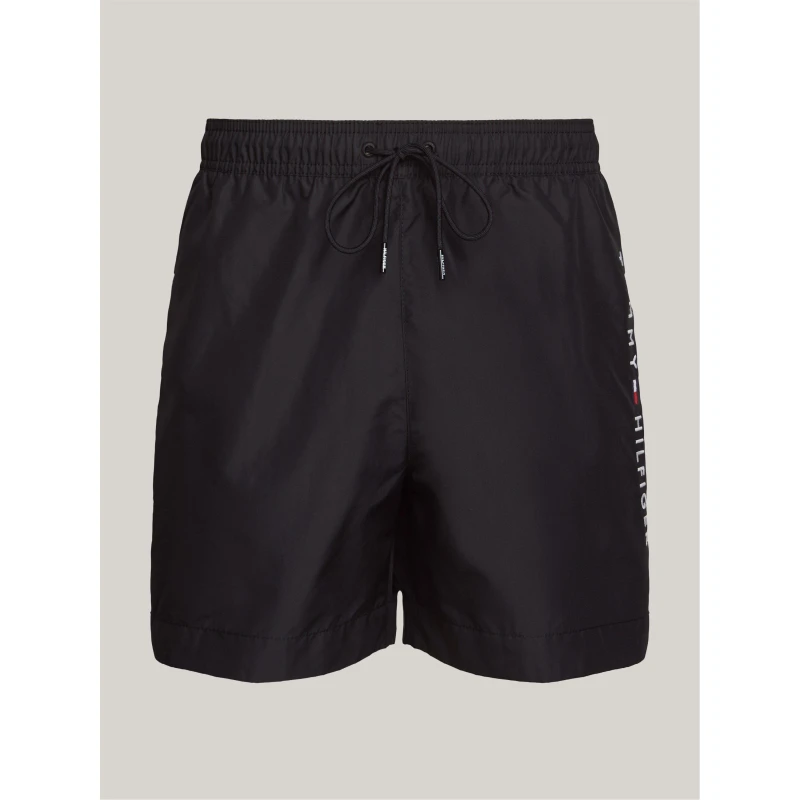 Image of Tommy Hilfiger Medium Drawstring Swim Shorts Black M