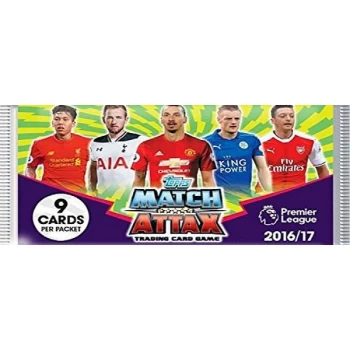 Image of Match Attax EPL 2016/2017 Trading Card Booster Box - 50 Packs