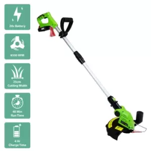 Image of Charles Bentley 20V Cordless 2 in 1 Grass Trimmer And Edger
