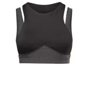 Image of Reebok Studio Layered Bra Top Womens - Black