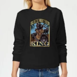 Image of Marvel Black Panther Homage Womens Sweatshirt - Black - S