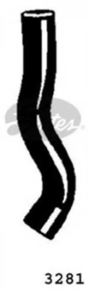 Image of Curved Radiator Hose 240mm X 30 Gates 3281
