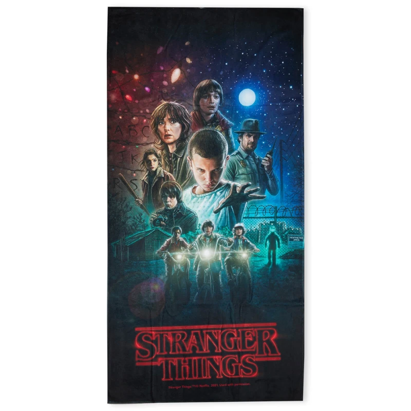 Image of Zavvi Stranger Things Classic Poster Beach Towel