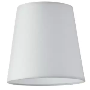 Image of 6" Small Round Tapered Drum Lamp Shade Vintage Silk & Gloss White Bulb Cover